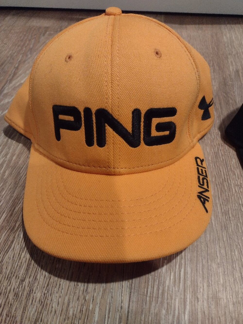 Orange Ping Golf hat fitted stretch large/xl